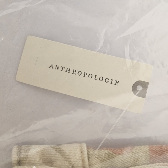Anthropologie Pilcro Camo Overalls Romper In Pastel Green Motif NWT - Picture 8 of 12
